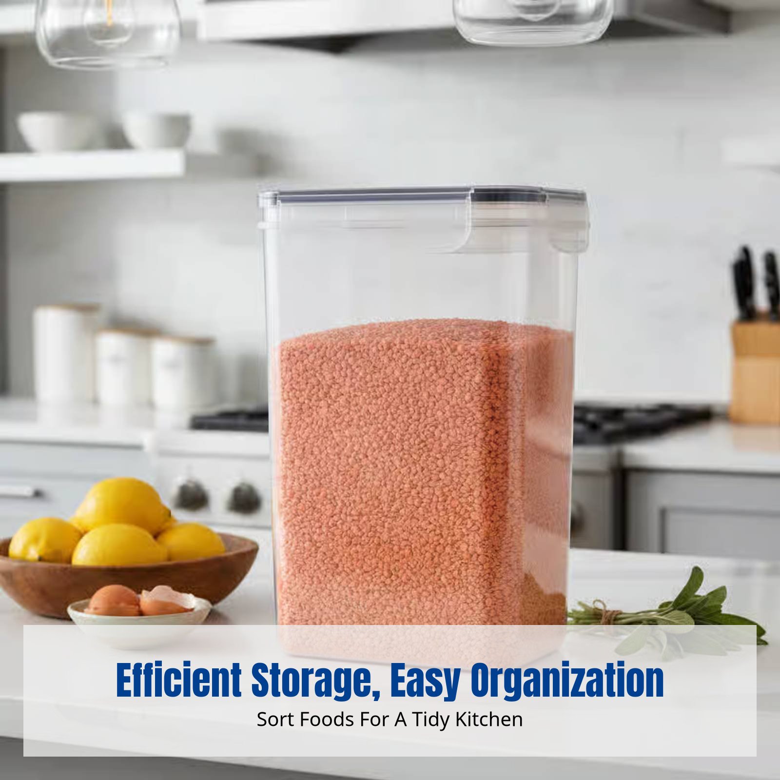 Food Storage In The Kitchen - Hava Geçirmez Gıda Saklama Kabı Seti,