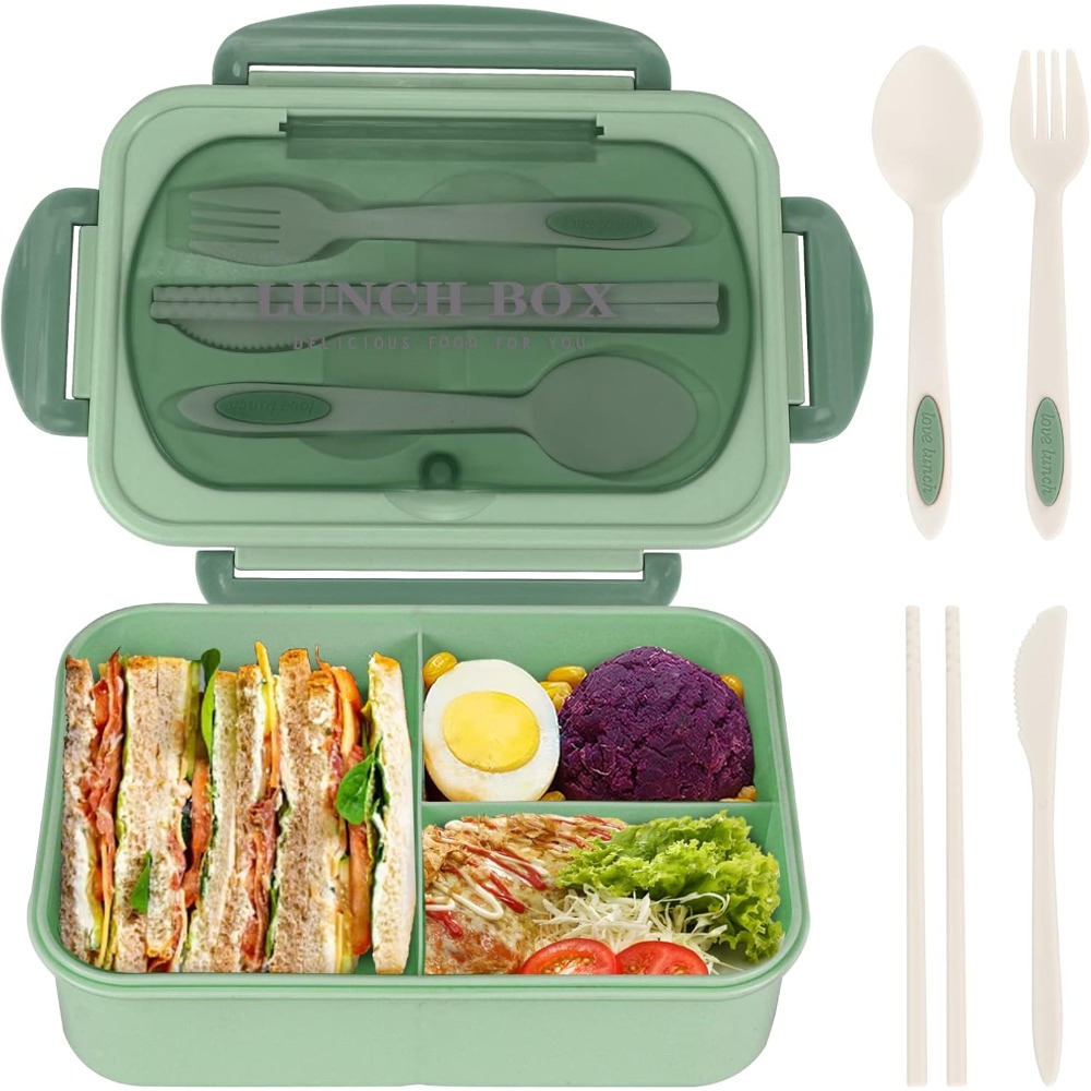 Food Storage Microwave Safe - Yetişkinler İçin 1200ML Bento Öğle Yemeği