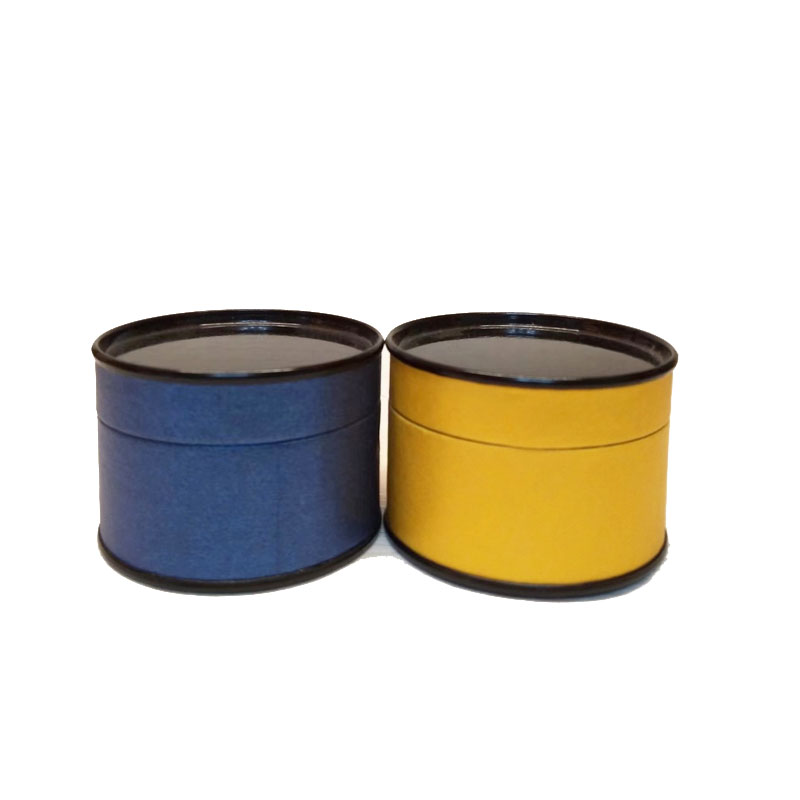Food Storage Yellow - 30 adet mavi/sarı karton kavanoz kağıt