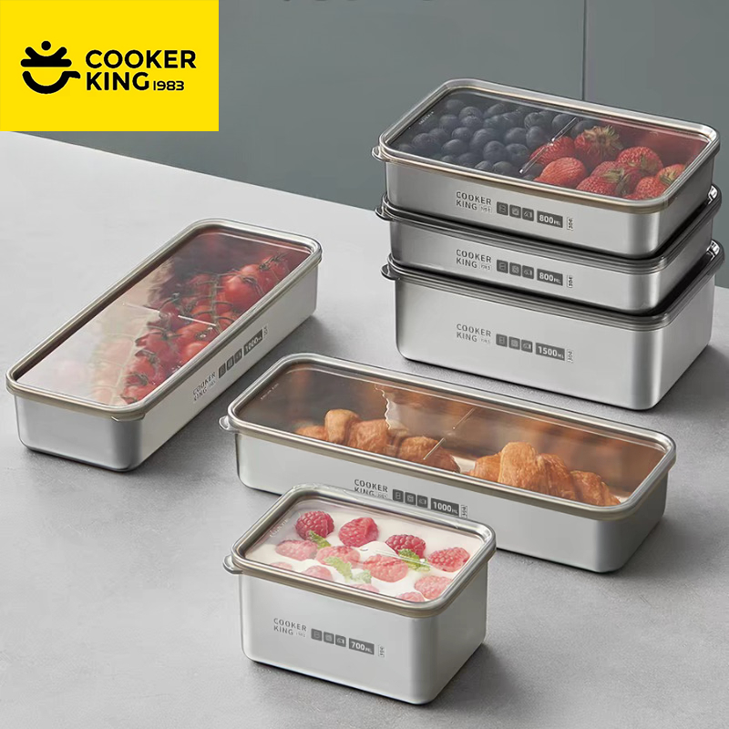 Stainless Lunch Box - COOKER King Saklama Kabı 304 Paslanmaz