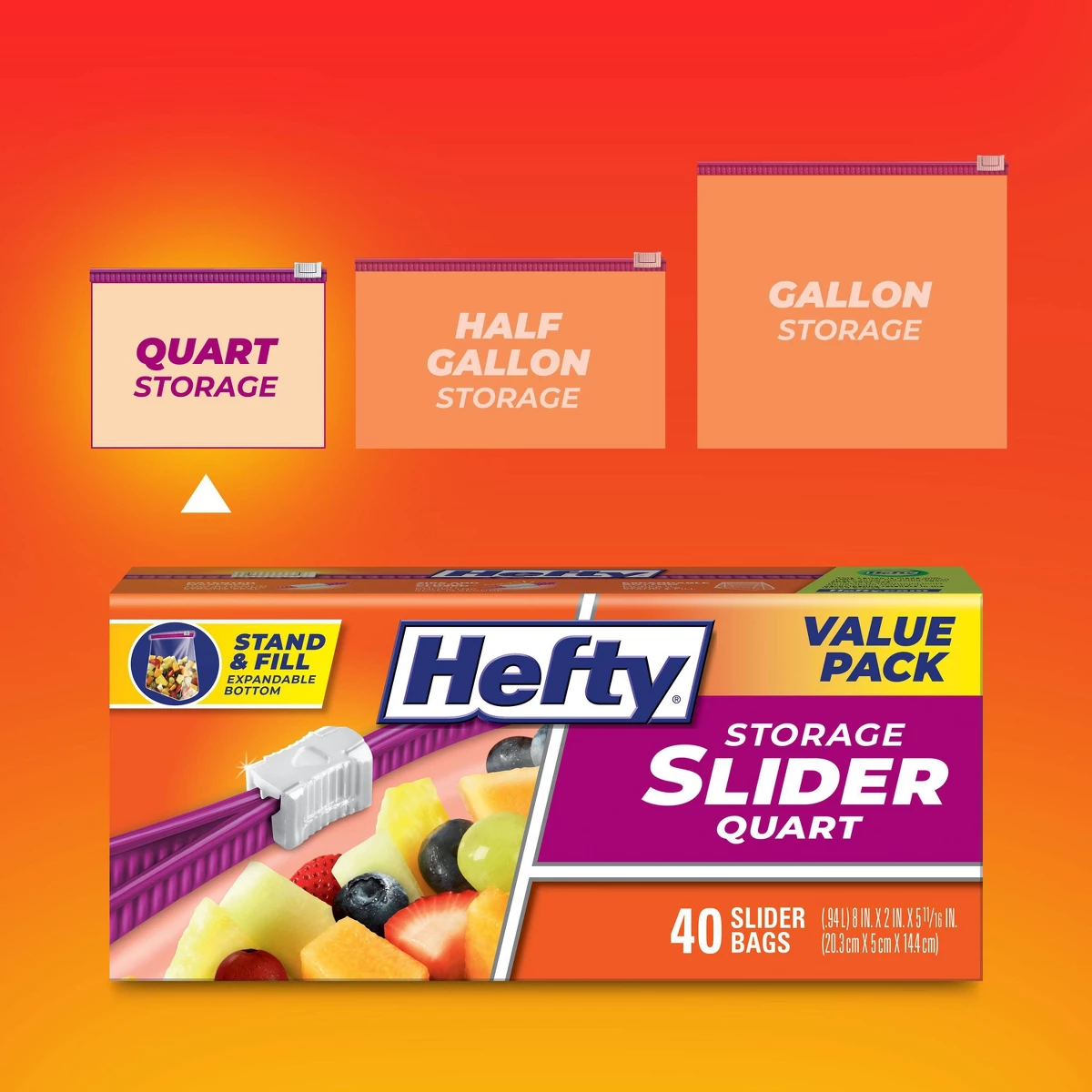 Food Storage 4 Quart - Quart Gıda Saklama Çantası - 40'lı