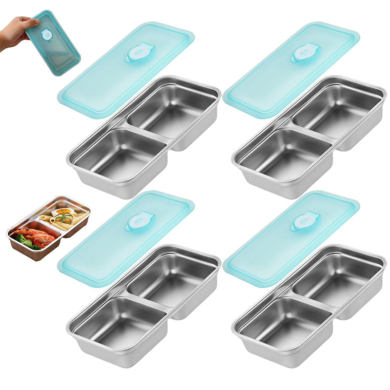 Stainless Lunch Box - Taşınabilir Paslanmaz Çelik Taze Tutma Kutusu