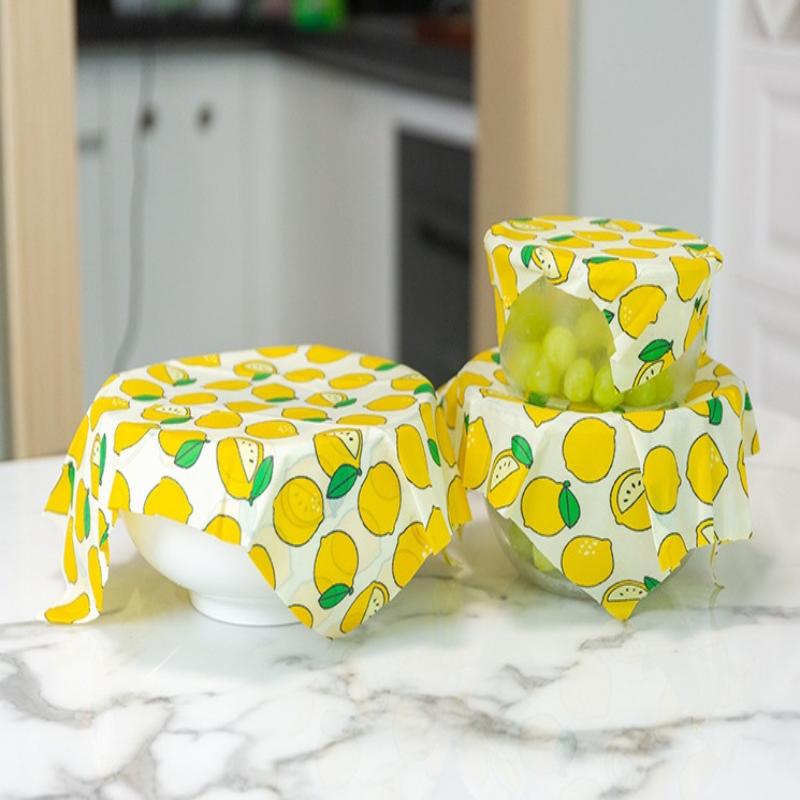 Beeswax Food Wrap - 【S】3 Yaprak Balmumu Gıda Sarma Rulosu