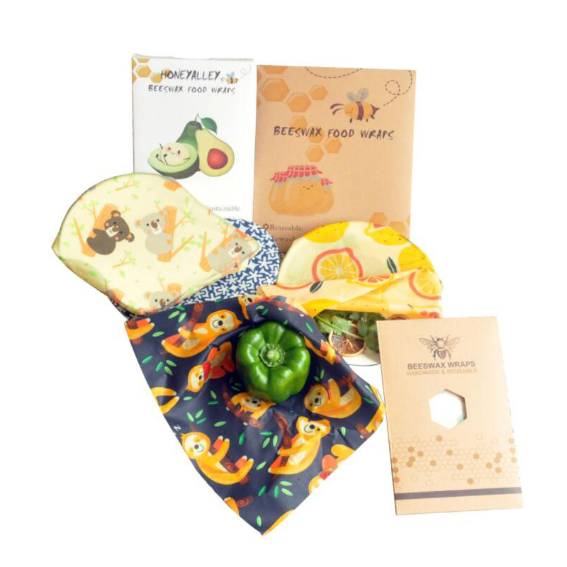 Beeswax Food Wrap - Yeniden Kullanılabilir Organik Balmumu Bez Sarma,