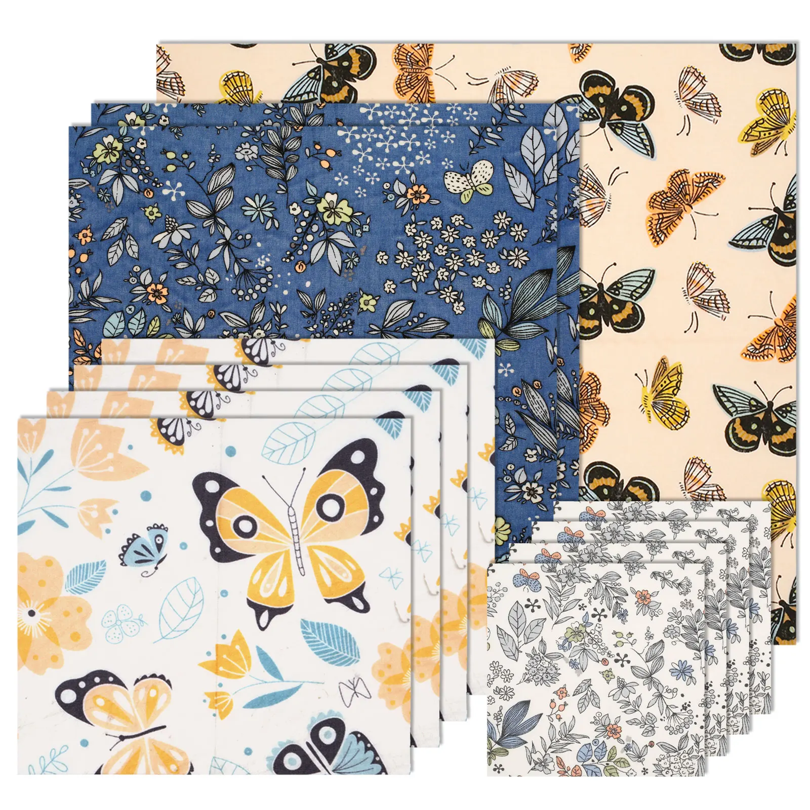 Beeswax Food Wrap - 11 Adet Balmumu Gıda Sarma Seti