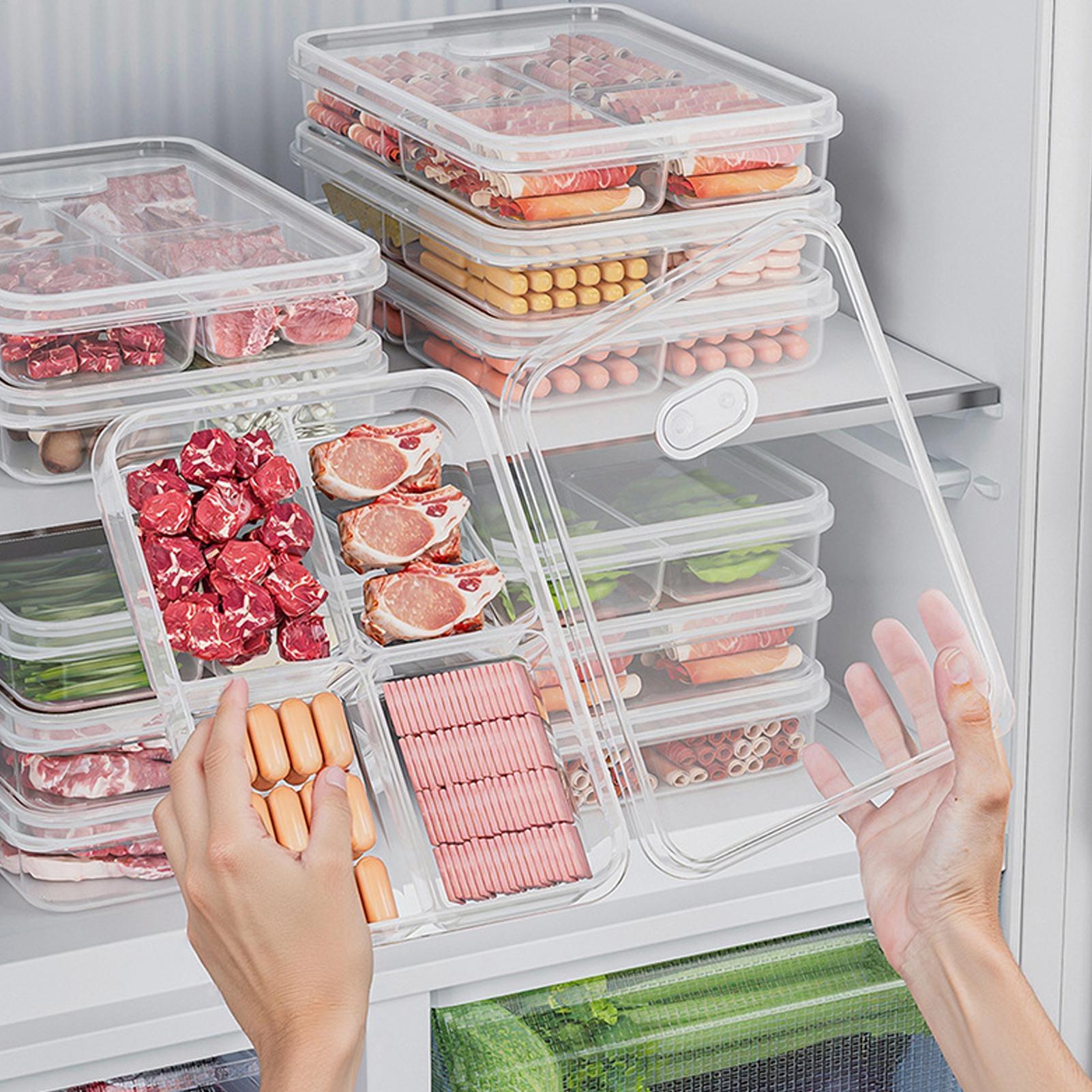 Food Storage Plastic Containers With Lids - 1 Adet Buzdolabı Saklama Kutusu Et