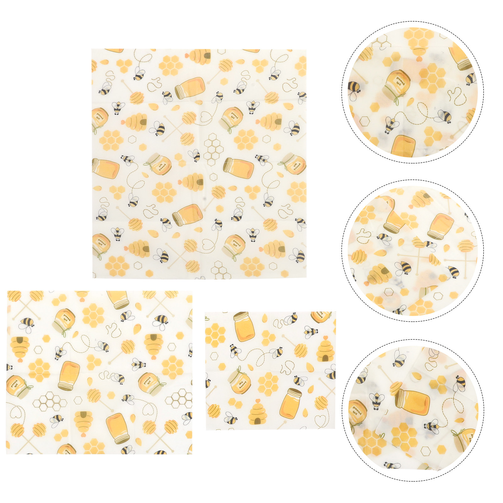 Beeswax Food Wrap - 3 adet Balmumu Gıda Sargısı, Yeniden