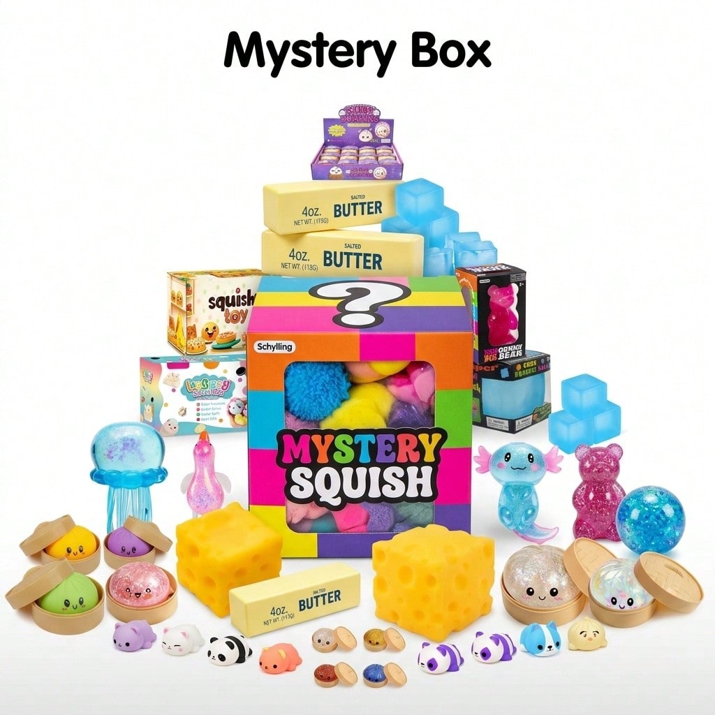 Food Storage Bag Organizer - Sürpriz Kutu-Yavaş Yükselen Squishy Oyuncaklar, Yiyecek