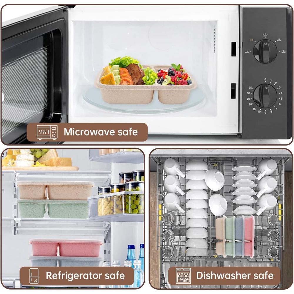 4'lü Bento Öğle Yemeği Kutusu, - Food Storage Microwave Safe incelemesi ve fiyatı