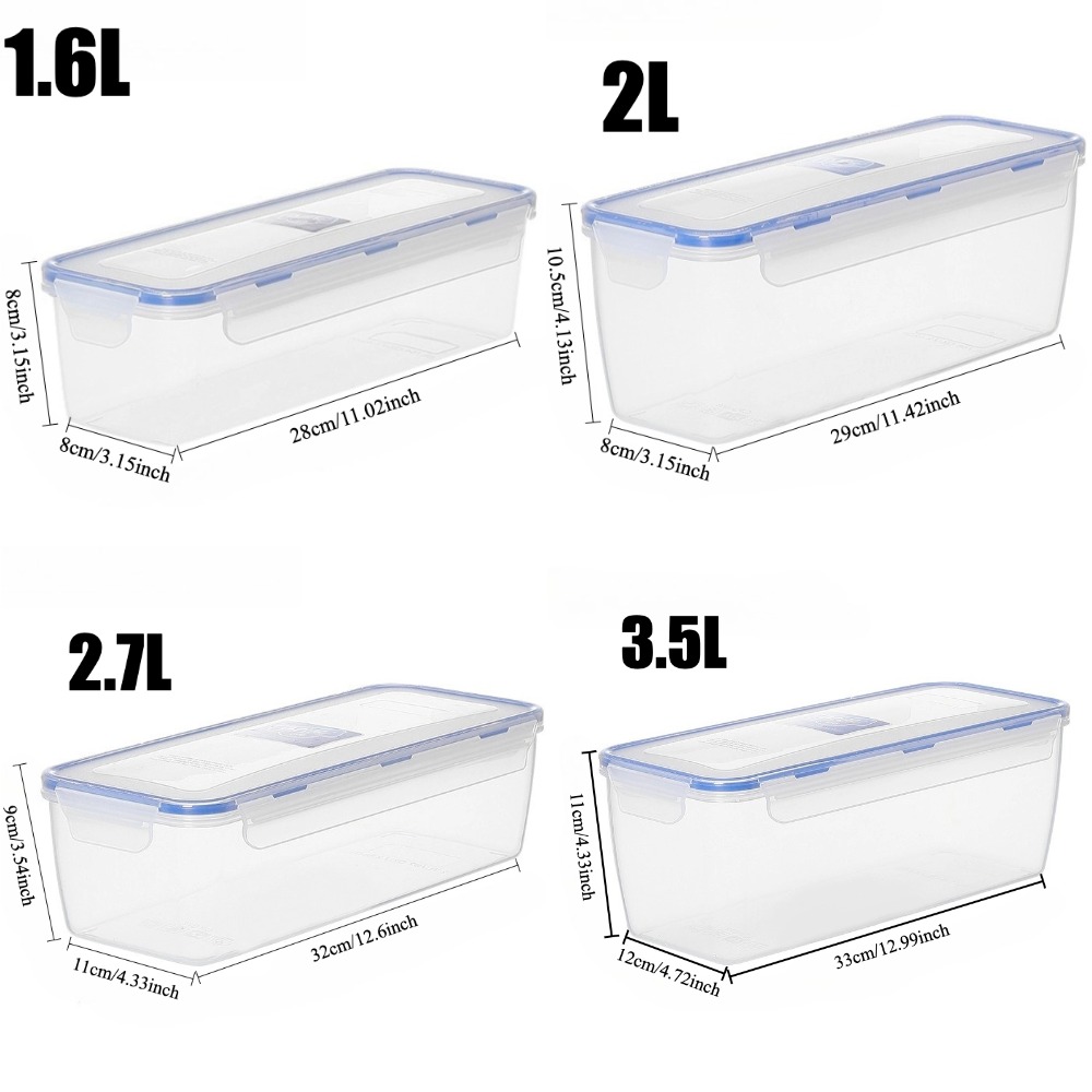 Gıda Saklama Kapları, Hava Geç - Food Storage Plastic Containers With Lids incelemesi ve fiyatı