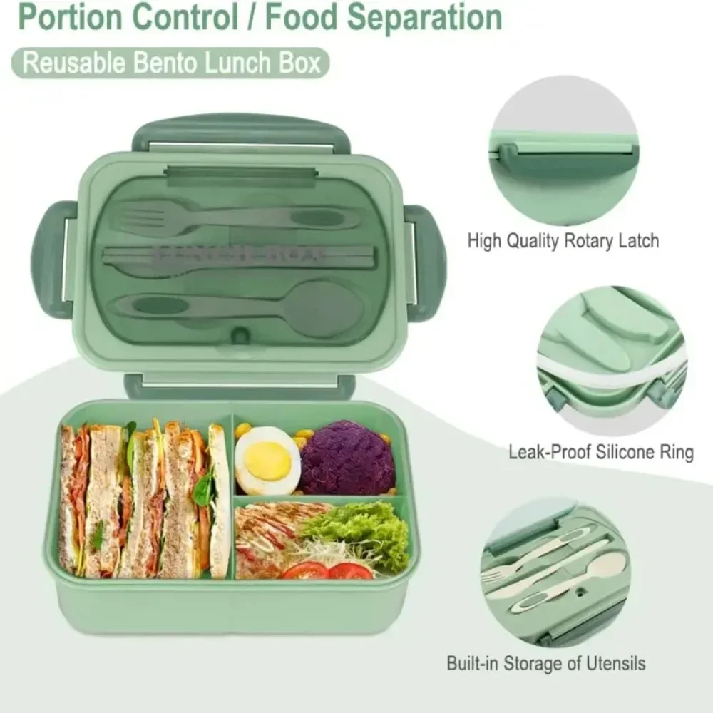 Yetişkinler İçin 1200ML Bento  - Food Storage Microwave Safe incelemesi ve fiyatı