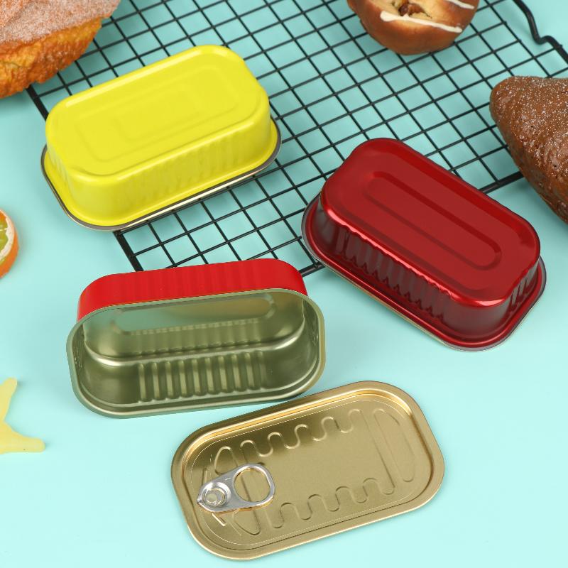 2 adet Metal Dikdörtgen Boş Mi - Food Storage Aluminum incelemesi ve fiyatı