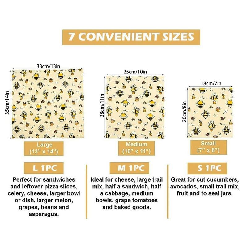 3 adet kullanımlık gıda taze t - Beeswax Food Wrap incelemesi ve fiyatı
