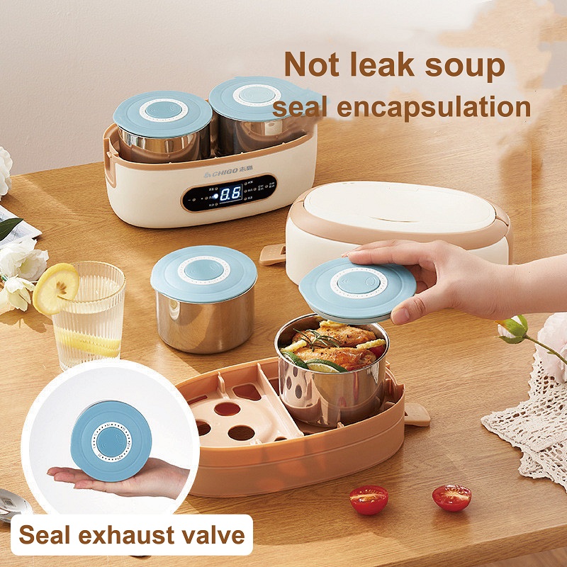2L 300W Akıllı Elektrikli Yeme - Stainless Lunch Box incelemesi ve fiyatı