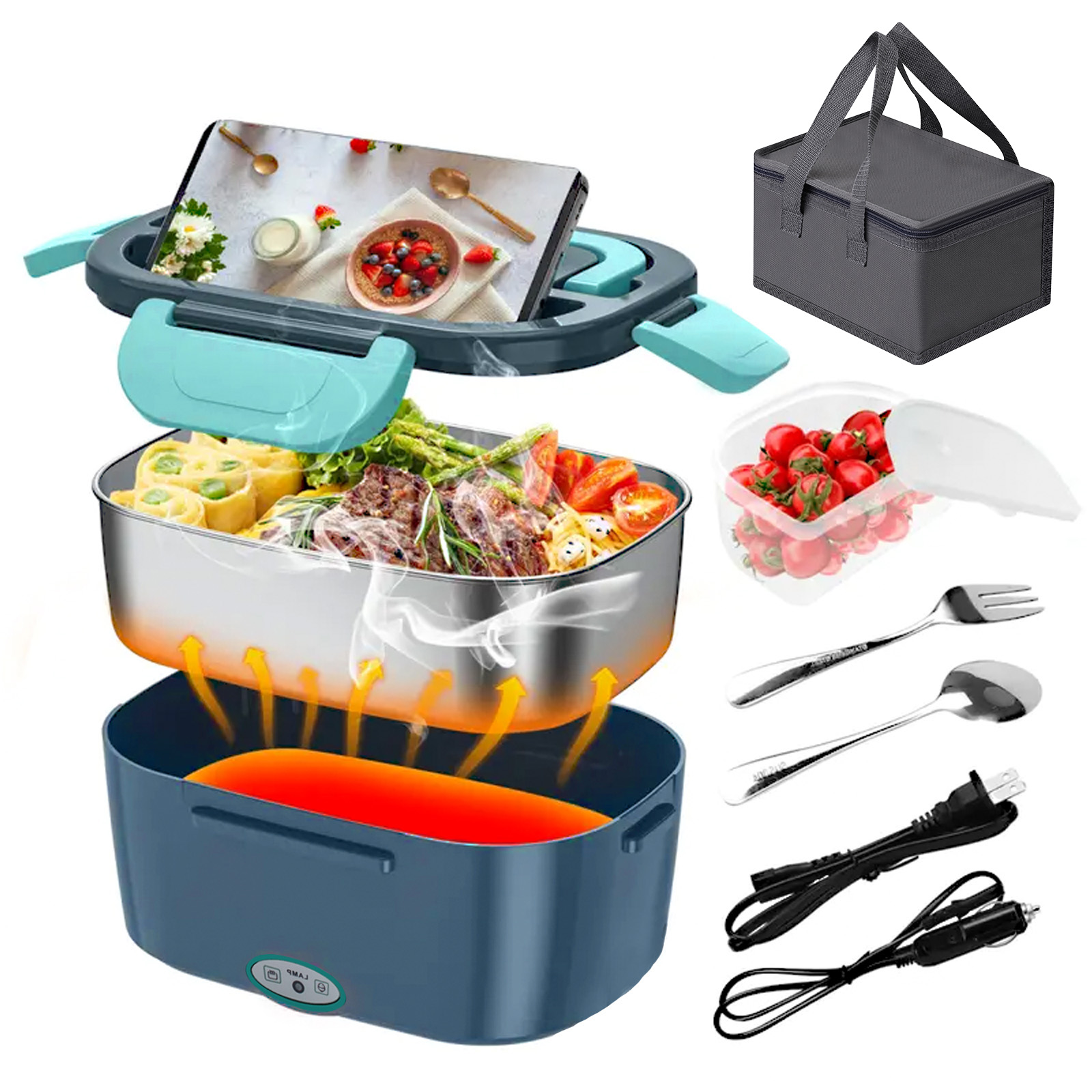 100W Elektrikli Isıtmalı Öğle  - Food Storage Bag Organizer incelemesi ve fiyatı