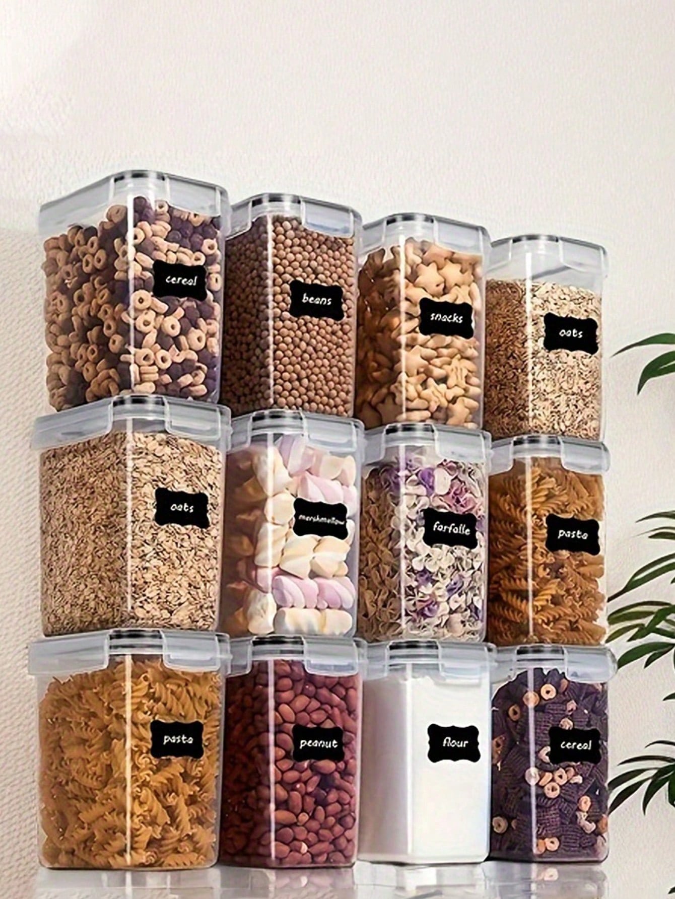 48 adet Hava Geçirmeyen Gıda S - Food Storage Plastic Containers With Lids incelemesi ve fiyatı