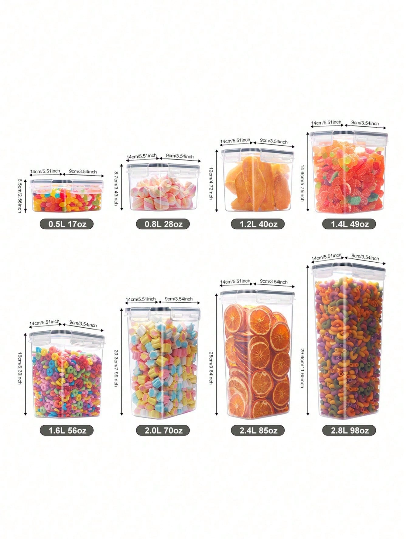 48 adet Hava Geçirmeyen Gıda S - Food Storage Plastic Containers With Lids incelemesi ve fiyatı
