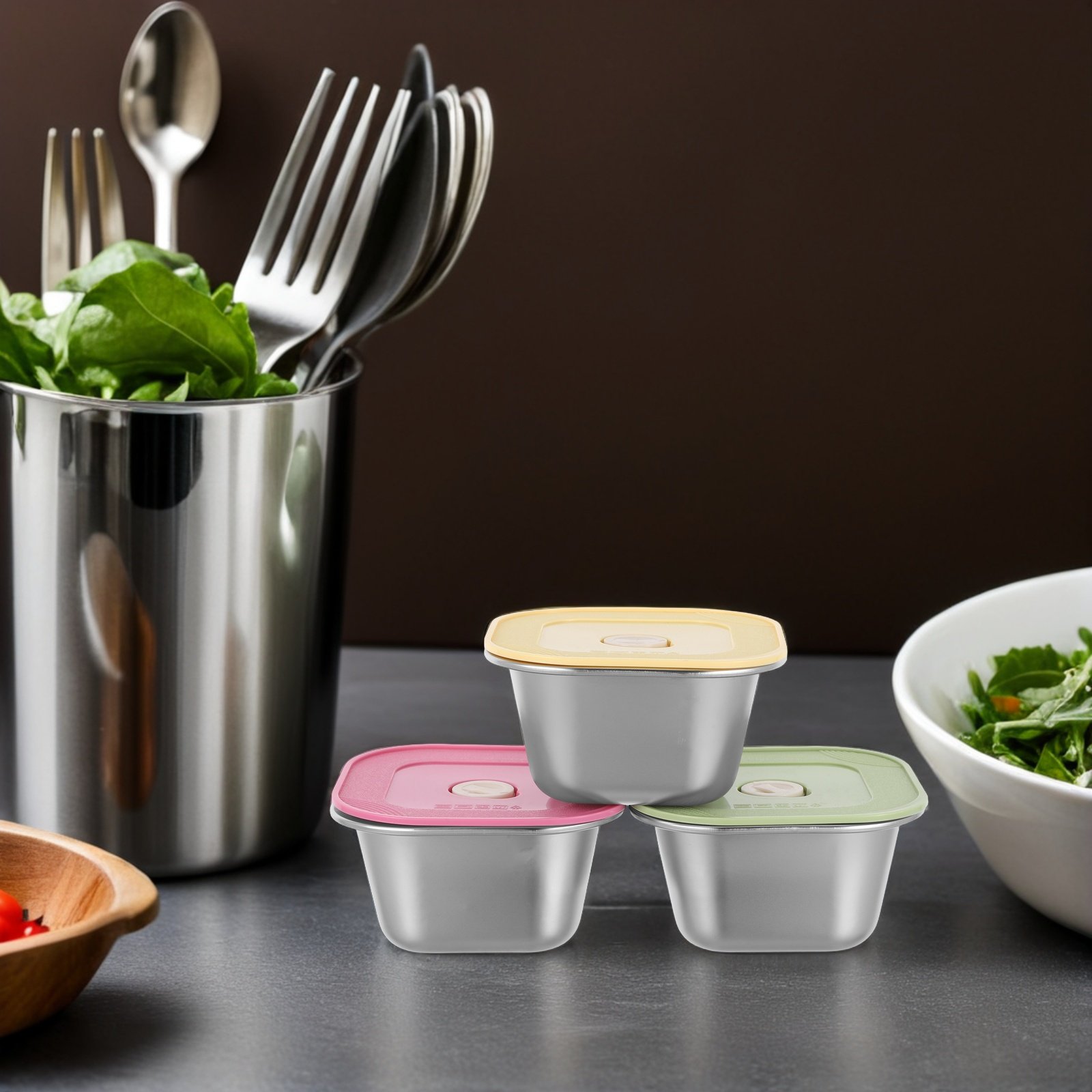 3 Adet Paslanmaz Çelik Atıştır - Stainless Lunch Box incelemesi ve fiyatı