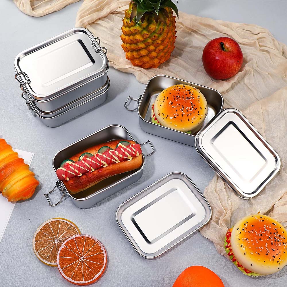 4 adet paslanmaz çelik Bento k - Stainless Lunch Box incelemesi ve fiyatı