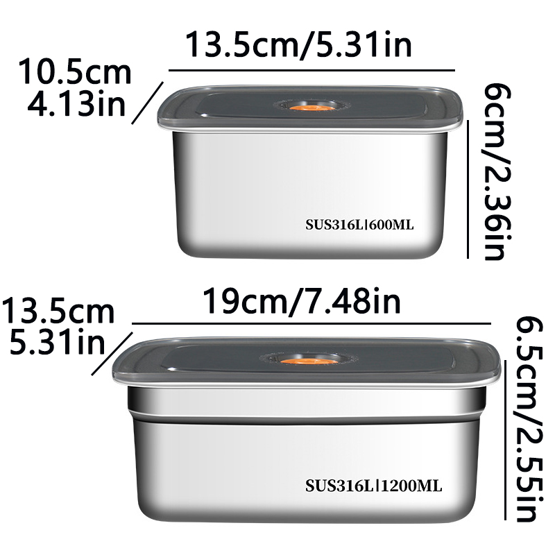Gıda Sınıfı 316 Paslanmaz Çeli - Stainless Lunch Box incelemesi ve fiyatı