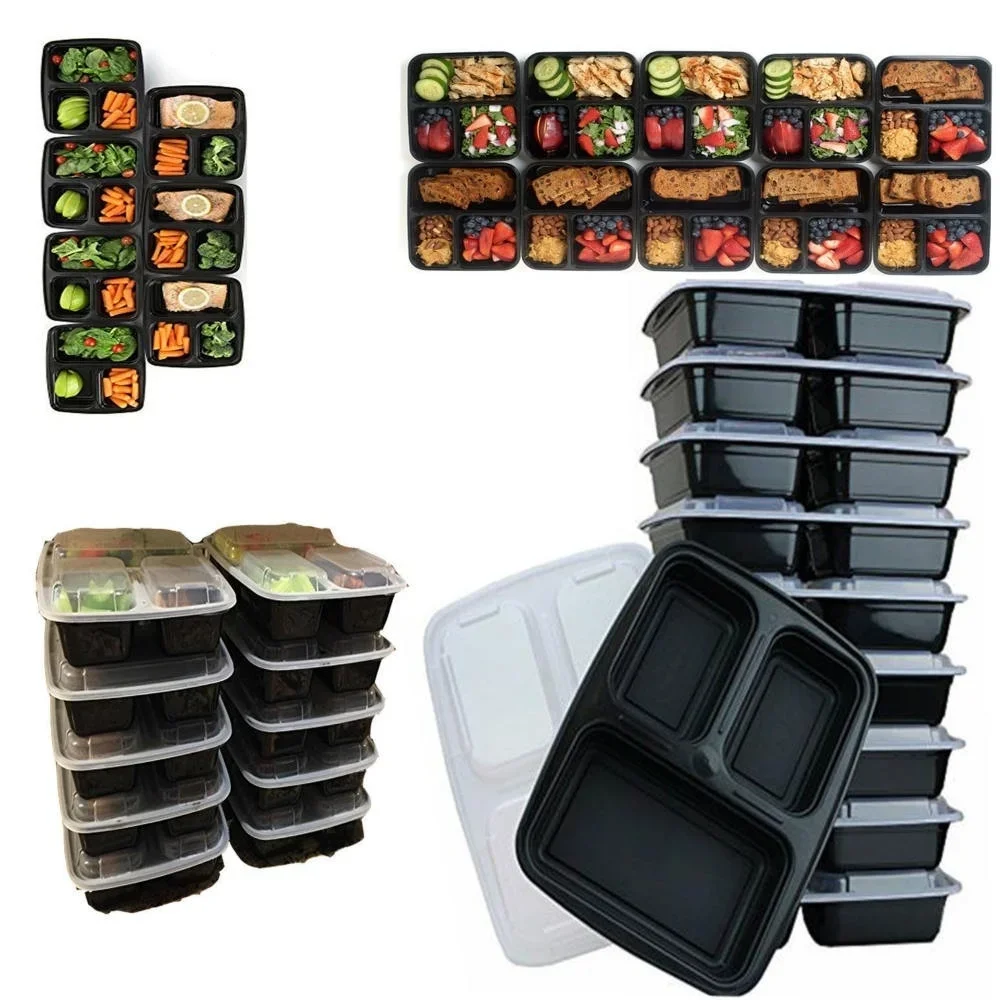 7 Paket 3 Bölmeli Yemek Hazırl - Food Storage Microwave Safe incelemesi ve fiyatı