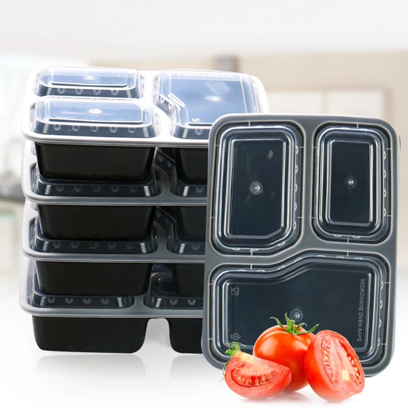 7 Paket 3 Bölmeli Yemek Hazırl - Food Storage Microwave Safe incelemesi ve fiyatı