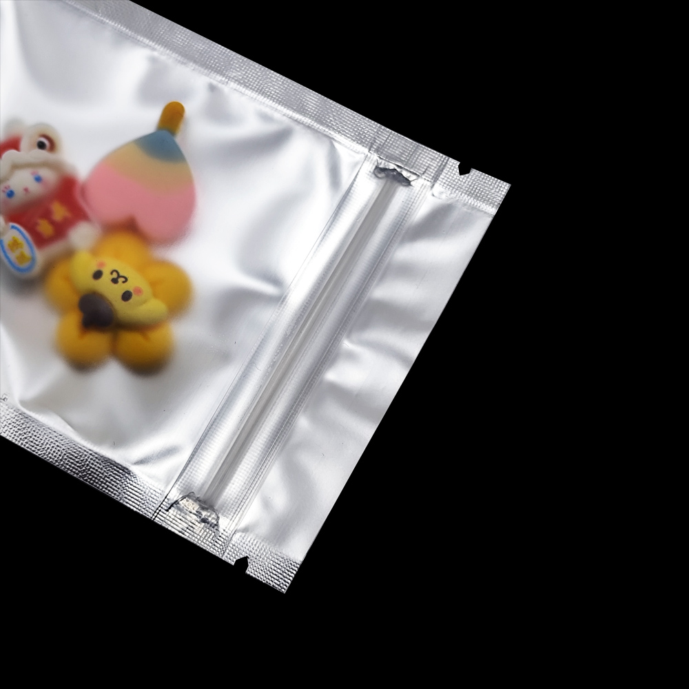 100 adet/grup Mat Şeffaf Zip K - Food Storage Aluminum incelemesi ve fiyatı