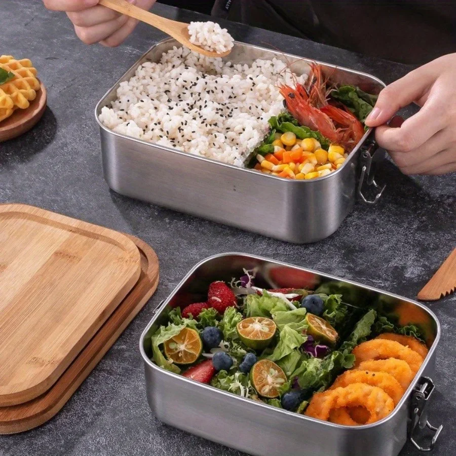 Yeni 304 Paslanmaz Çelik Bambu - Food Storage Plastic Containers With Lids incelemesi ve fiyatı
