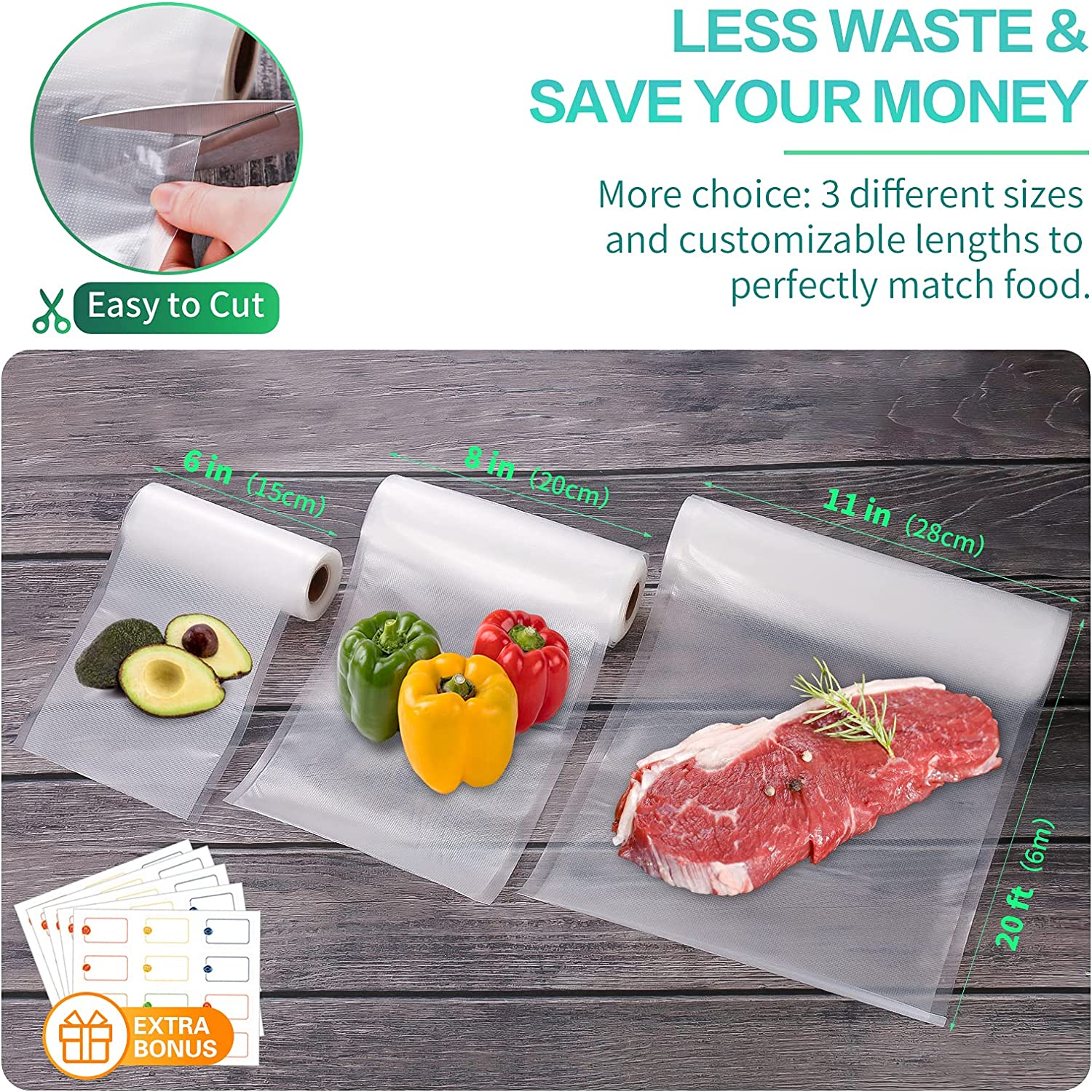 Vakumlu Gıda Vakumlama Makines - Food Storage Bag Organizer incelemesi ve fiyatı