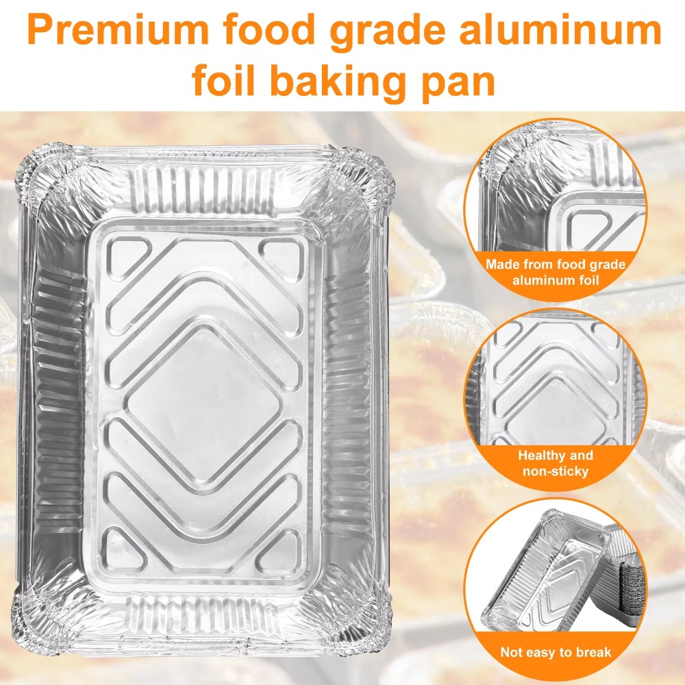 10 adet yeni kapaklı alüminyum - Food Storage Aluminum incelemesi ve fiyatı
