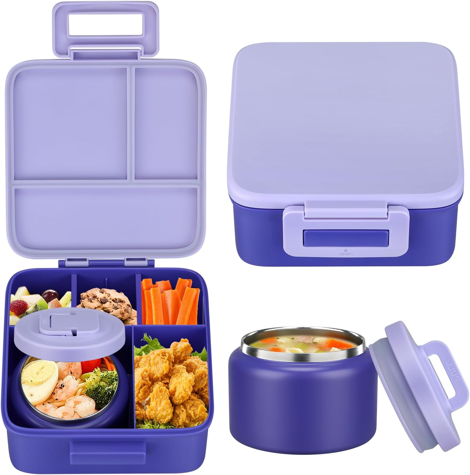 Çocuklar için 1 Set Bento Öğle - Food Storage Microwave Safe incelemesi ve fiyatı