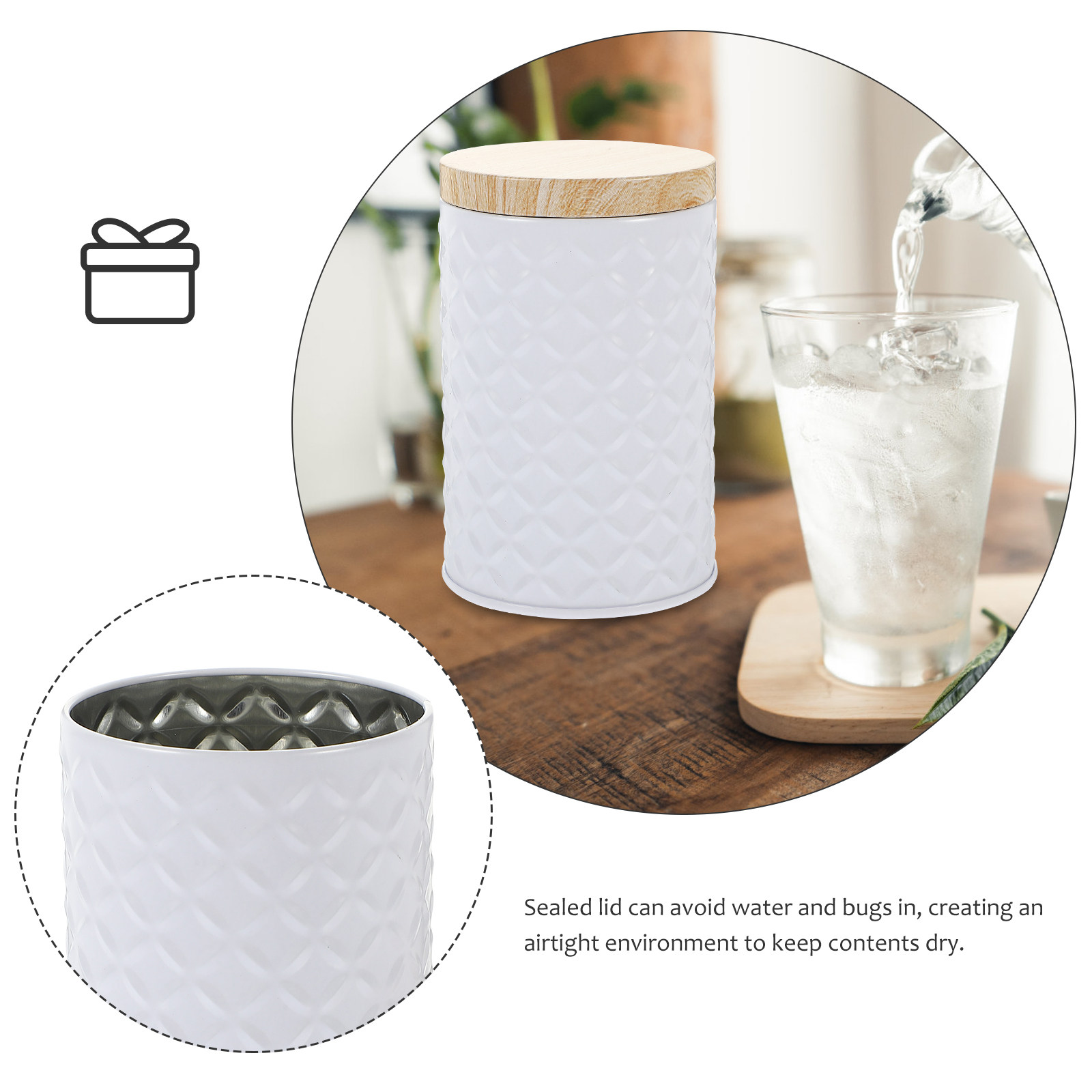 2 Adet Gıda Sınıfı Teneke Sakl - Food Storage In The Kitchen incelemesi ve fiyatı