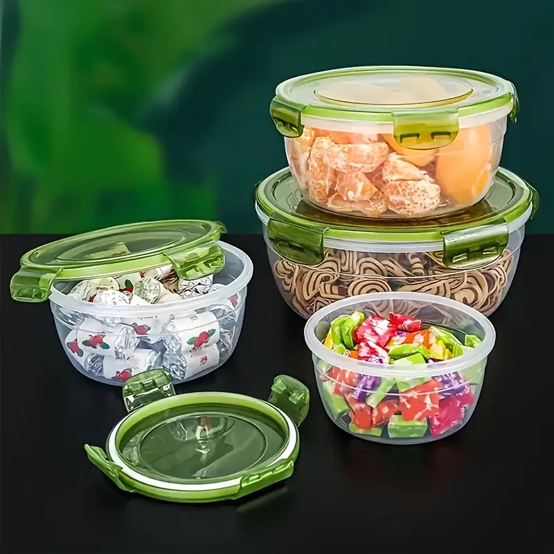 4 Plastik Gıda Saklama Kabı, Ö - Food Storage Plastic Containers With Lids incelemesi ve fiyatı