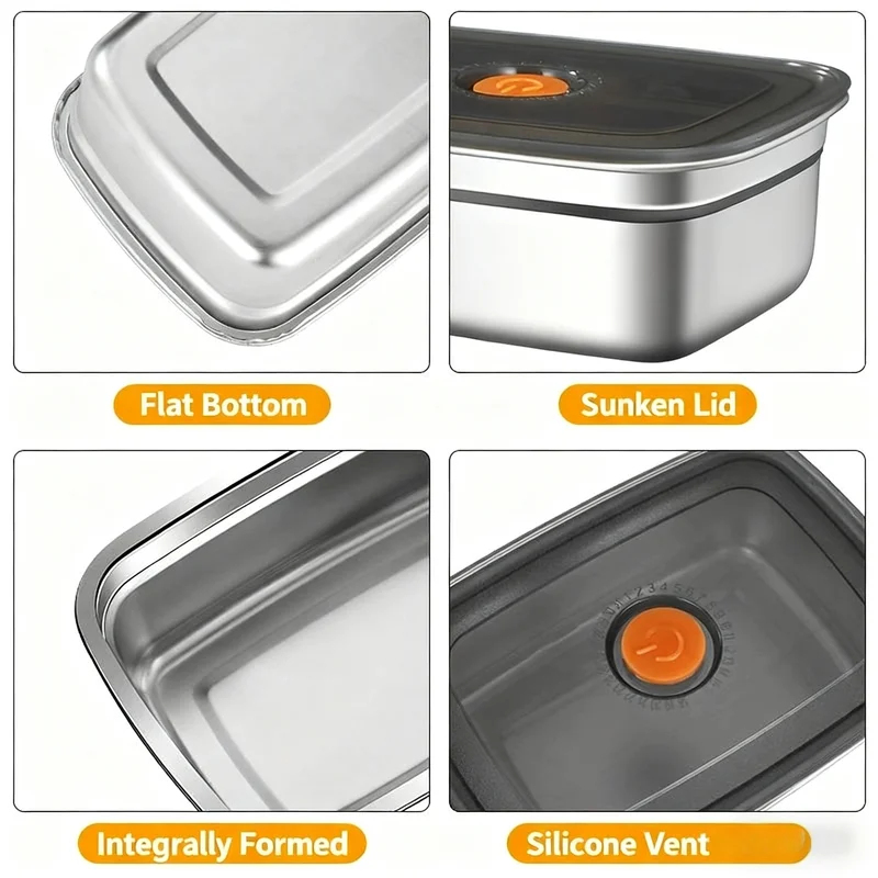 Büyük Kapasiteli Paslanmaz Çel - Food Storage Microwave Safe incelemesi ve fiyatı