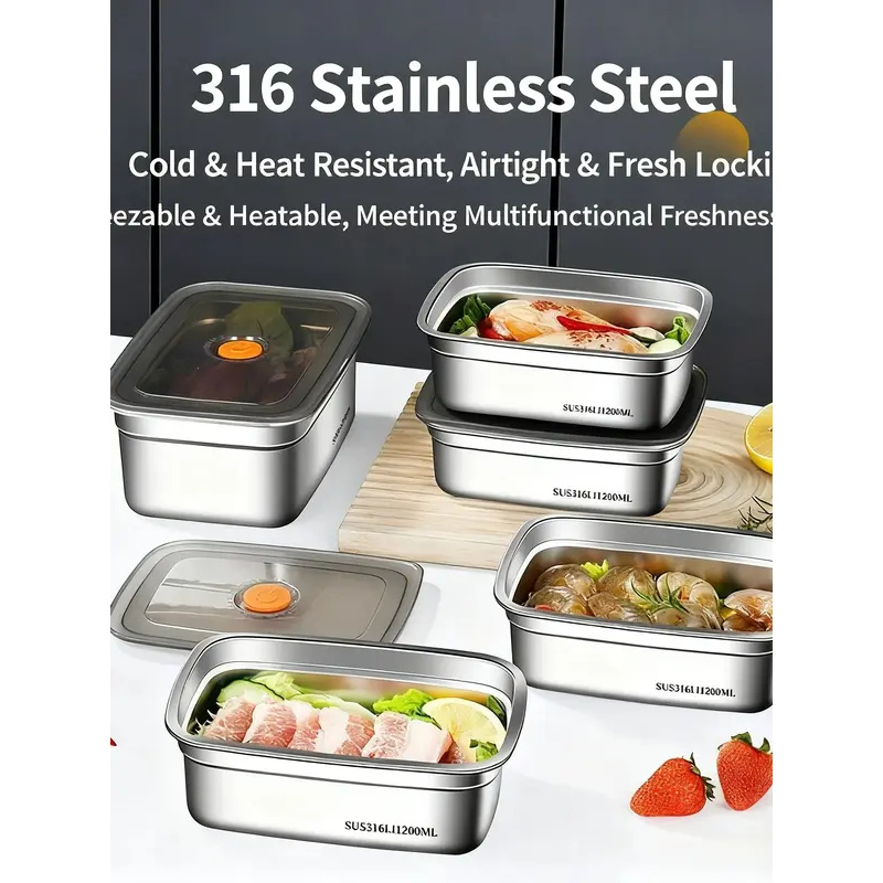 Büyük Kapasiteli Paslanmaz Çel - Food Storage Microwave Safe incelemesi ve fiyatı