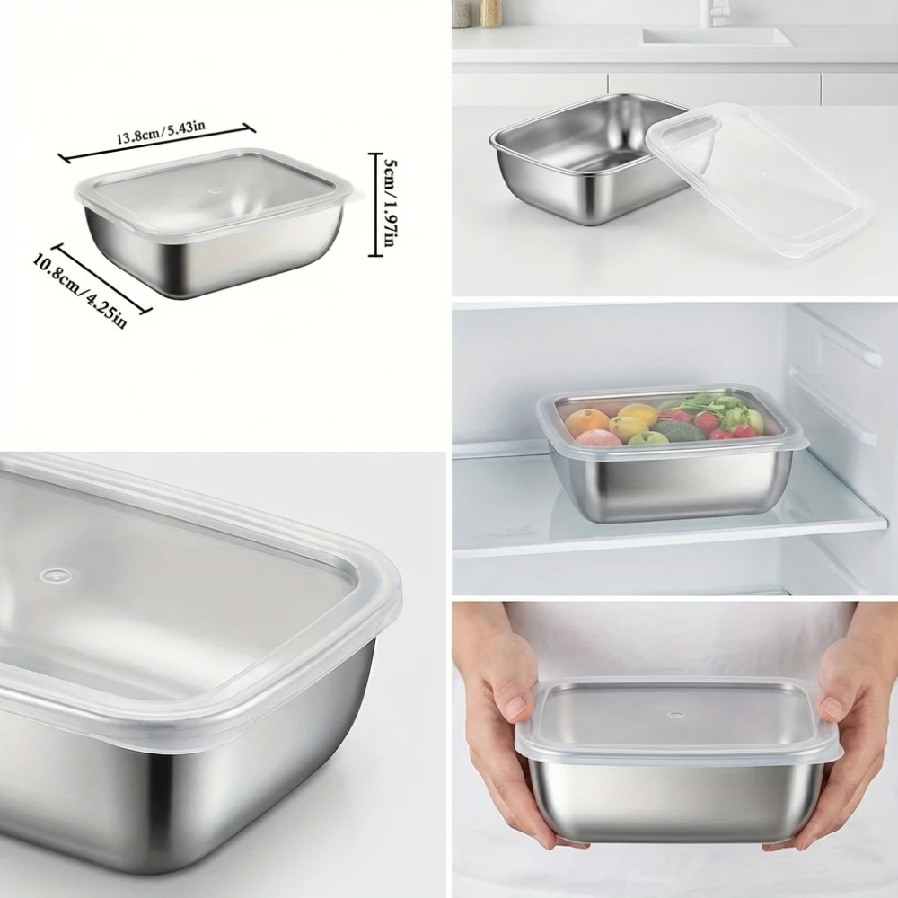 6 Adet Paslanmaz Çelik Gıda Sa - Stainless Lunch Box incelemesi ve fiyatı