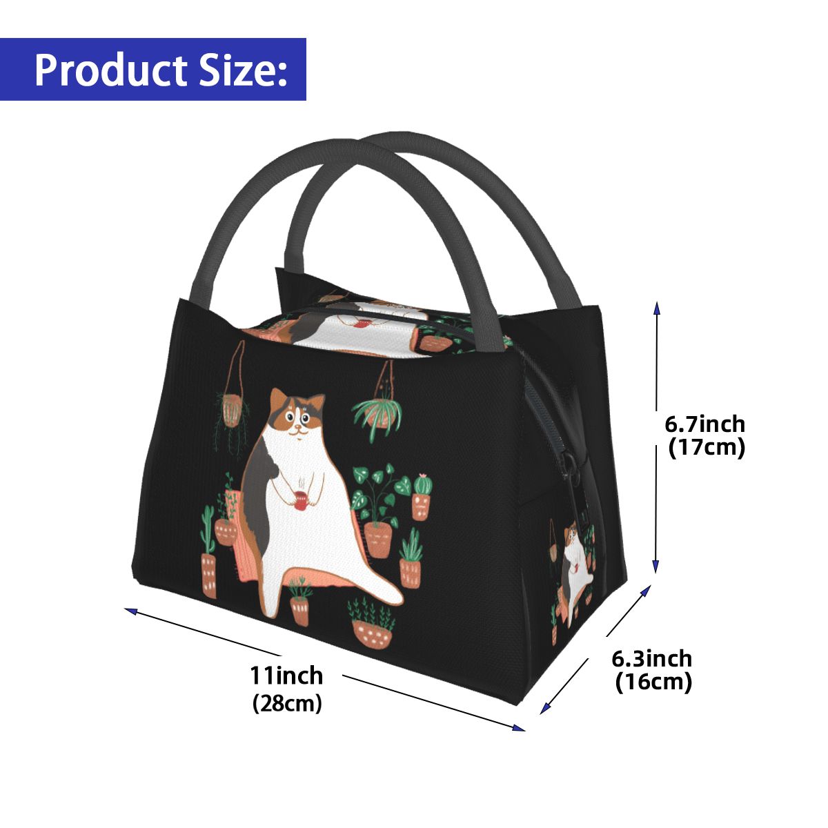 Çiçekli Saksılı Kedi Figürlü A - Food Storage Moms incelemesi ve fiyatı