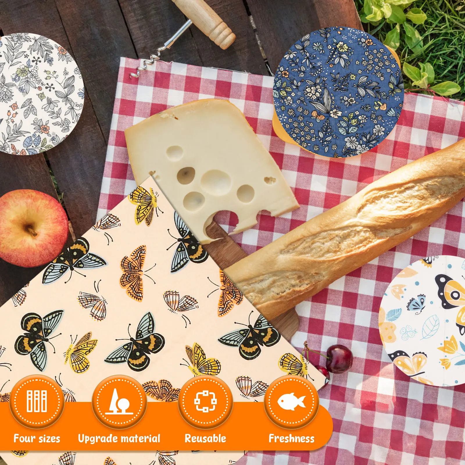 11 Adet Balmumu Gıda Sarma Set - Beeswax Food Wrap incelemesi ve fiyatı