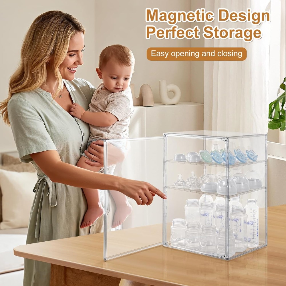 3 Katlı Şeffaf Akrilik Bebek B - Food Storage Moms incelemesi ve fiyatı