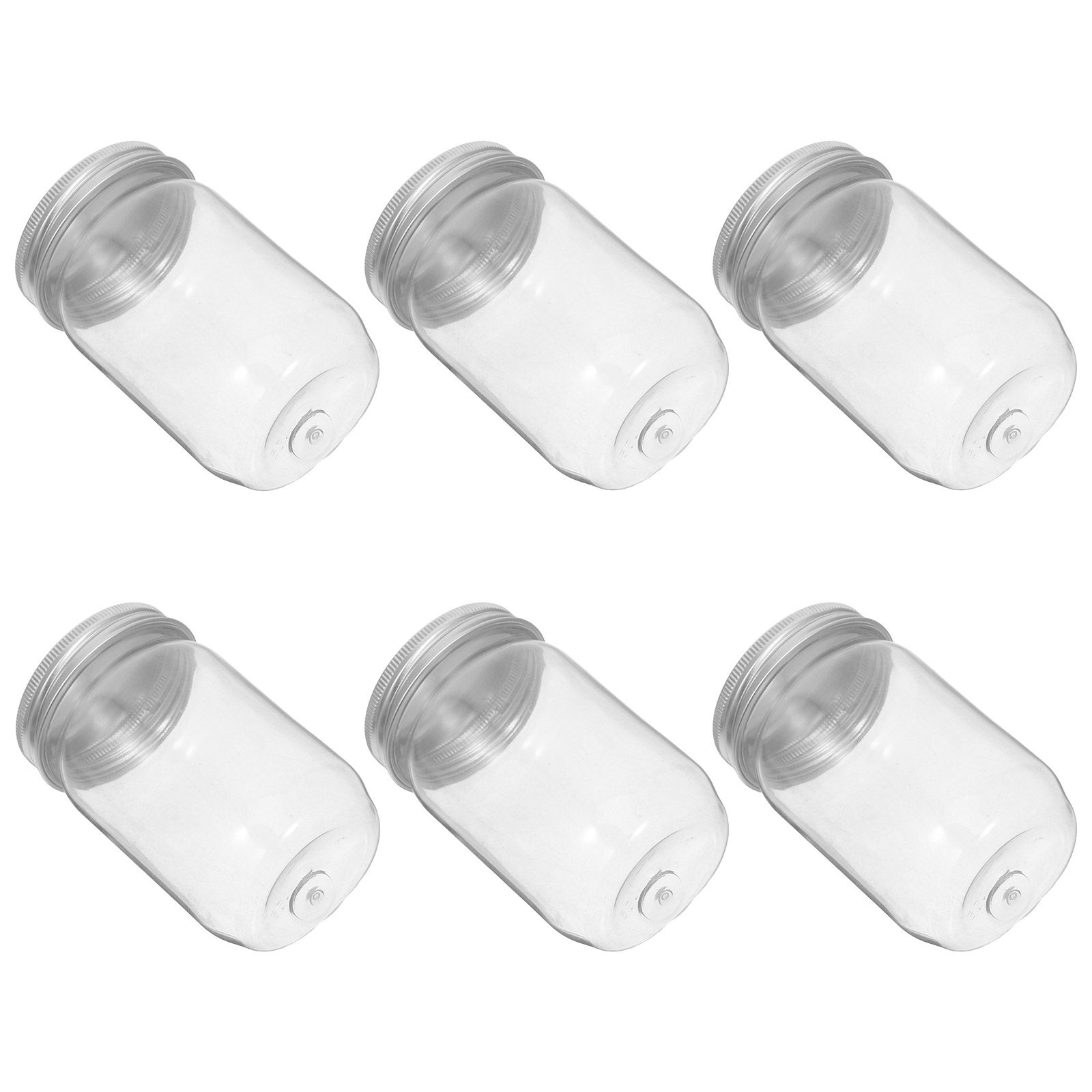 6 adet şeffaf plastik Mason ka - Food Storage In The Kitchen incelemesi ve fiyatı