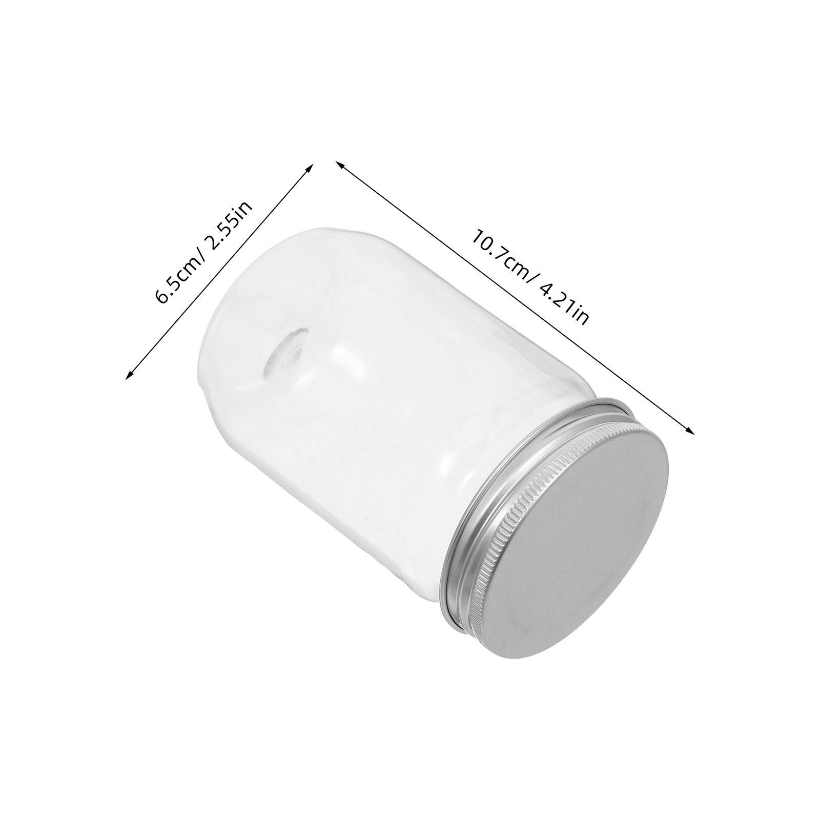 6 adet şeffaf plastik Mason ka - Food Storage In The Kitchen incelemesi ve fiyatı