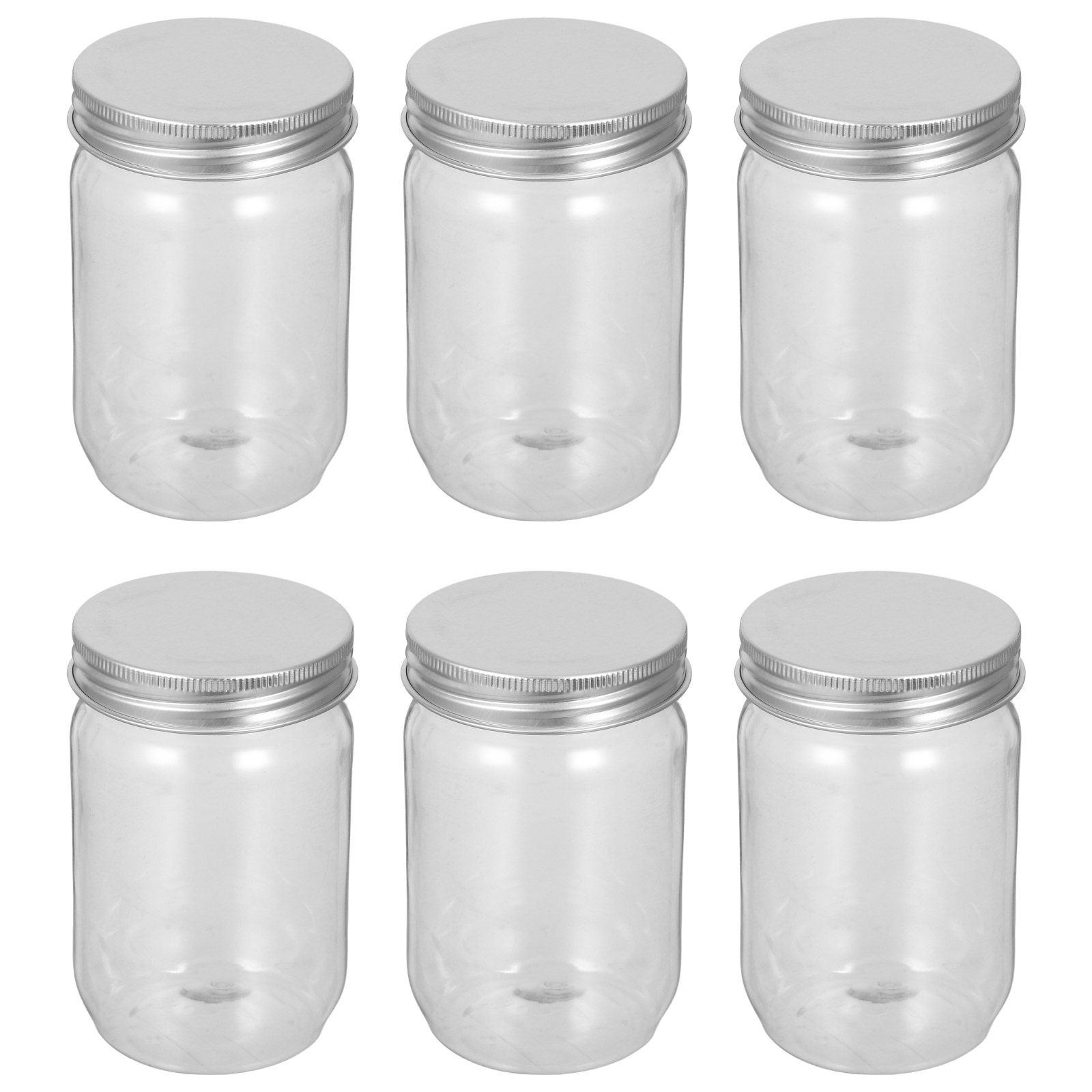 6 adet şeffaf plastik Mason ka - Food Storage In The Kitchen incelemesi ve fiyatı