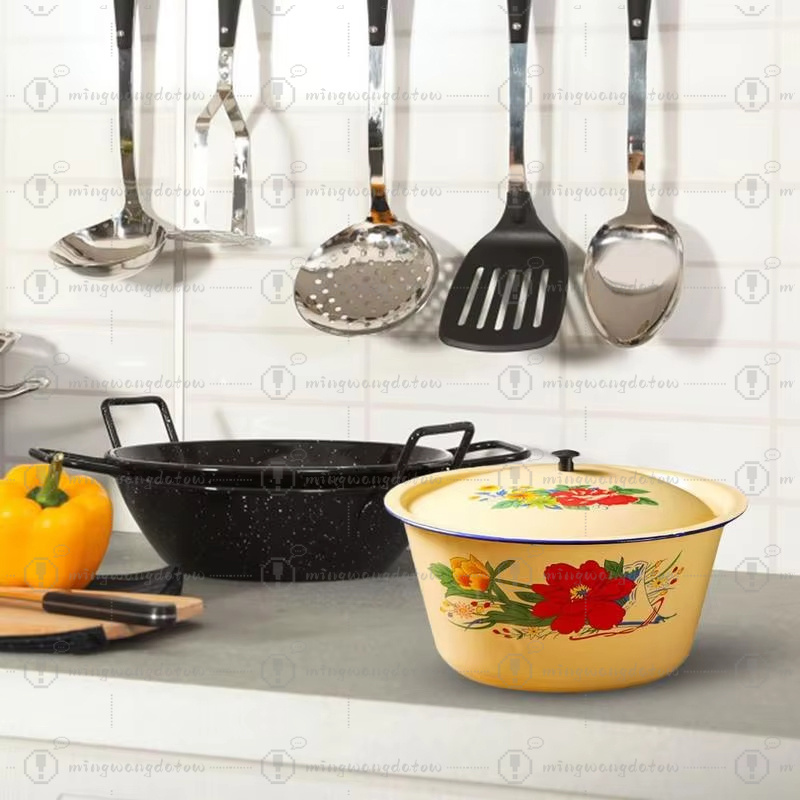 Emaye Kaplı Yiyecek Saklama Ka - Food Storage Yellow incelemesi ve fiyatı