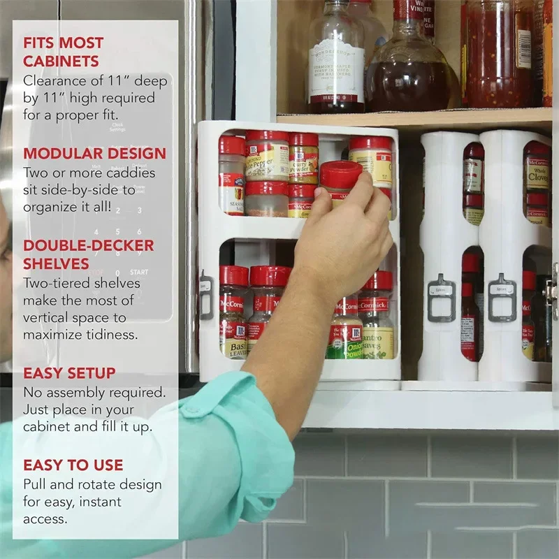 Çok Katmanlı Depolama Döner Ra - Food Storage In Cabinets incelemesi ve fiyatı