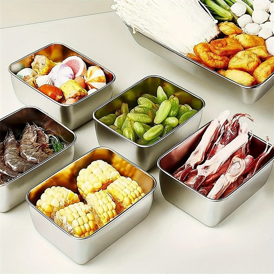 1/3/5 adet paslanmaz çelik gıd - Food Storage Plastic Containers With Lids incelemesi ve fiyatı