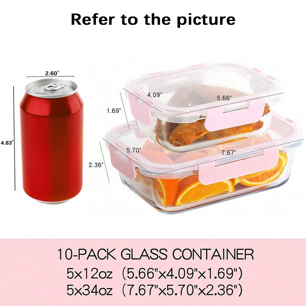 10'lu Paket Cam Yemek Hazırlık - Portion Control Container incelemesi ve fiyatı
