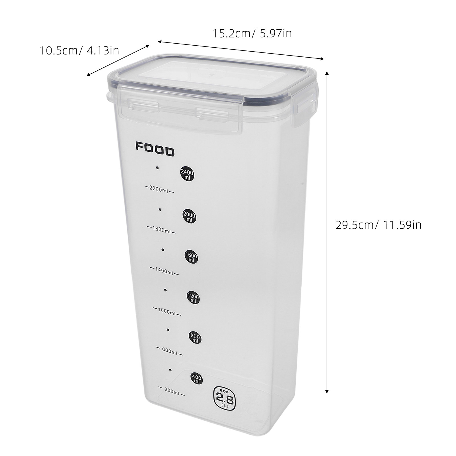 2 Adet Şeffaf Tahıl Saklama Ka - Food Storage In The Kitchen incelemesi ve fiyatı