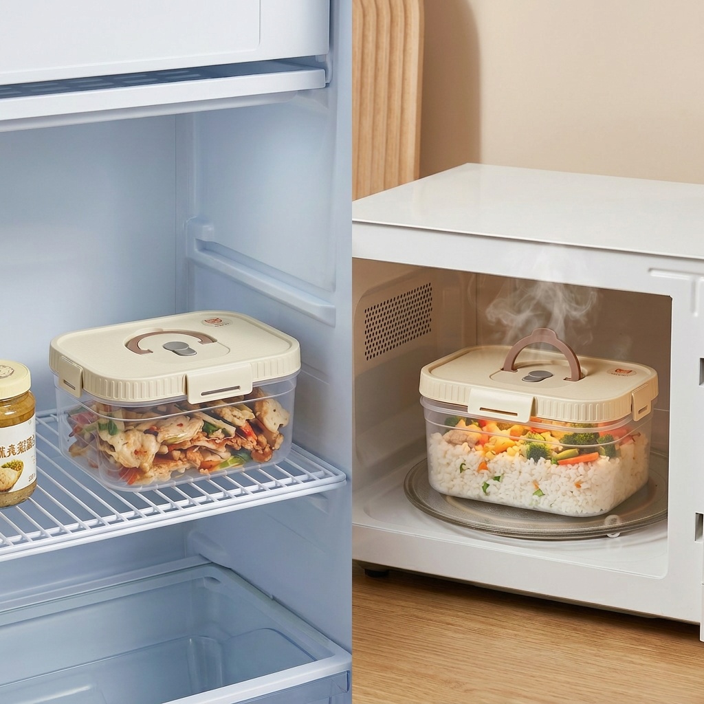 Şeffaf Plastik Gıda Saklama Ku - Food Storage Microwave Safe incelemesi ve fiyatı