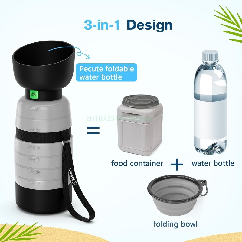 650ML Köpek Su Şişesi, 150ml M - Portion Control Container incelemesi ve fiyatı