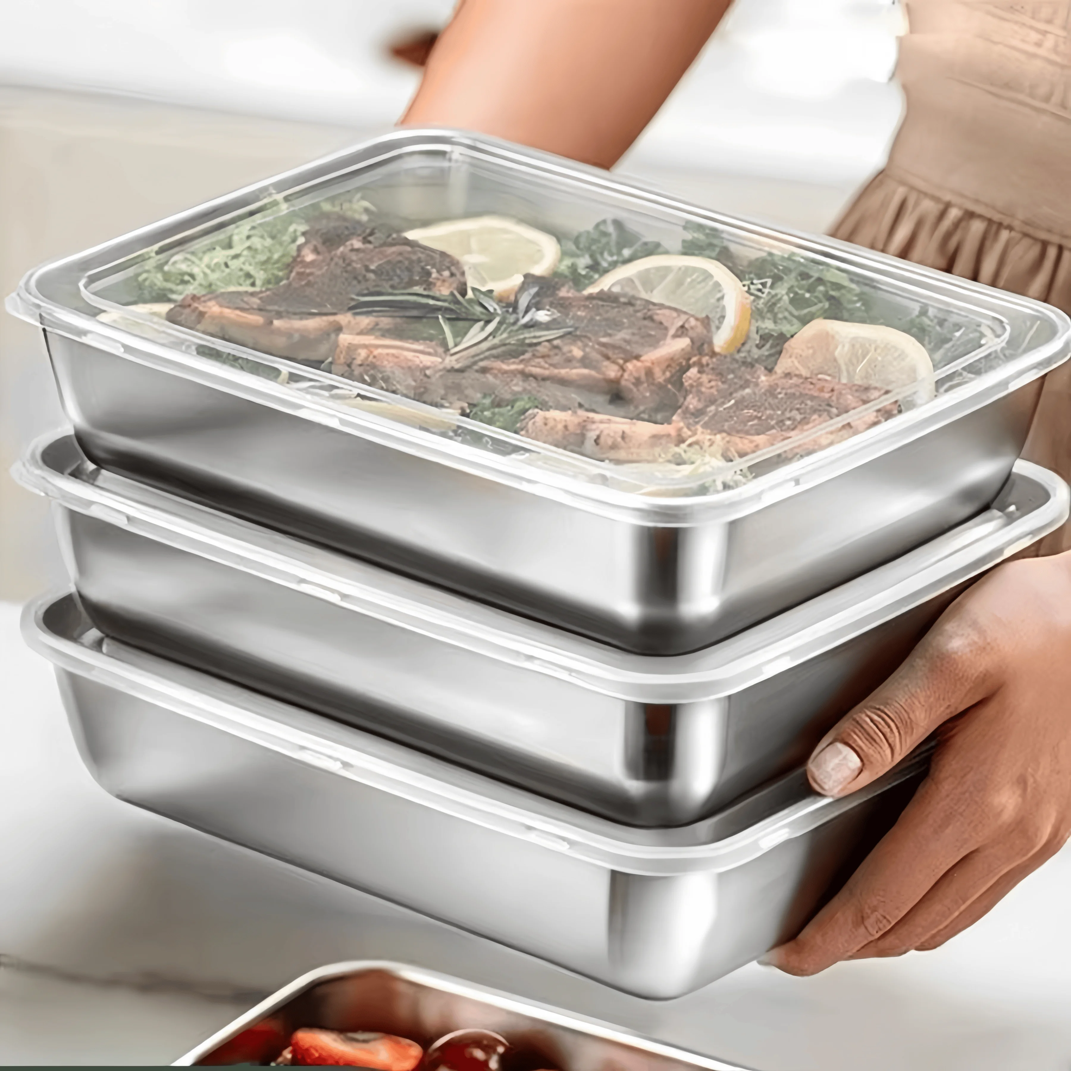 Paslanmaz Çelik Sızdırmaz Öğle - Stainless Lunch Box incelemesi ve fiyatı